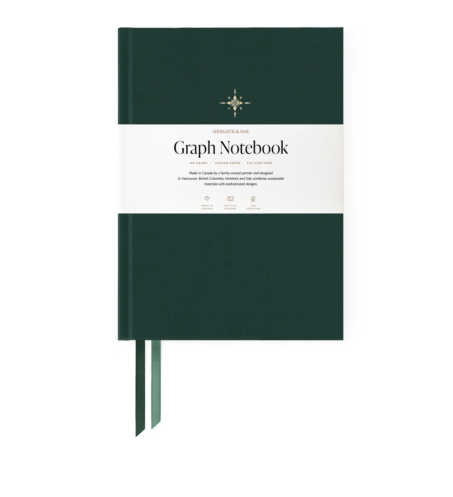 Square Graph Notebook -  - Hemlock & Oak