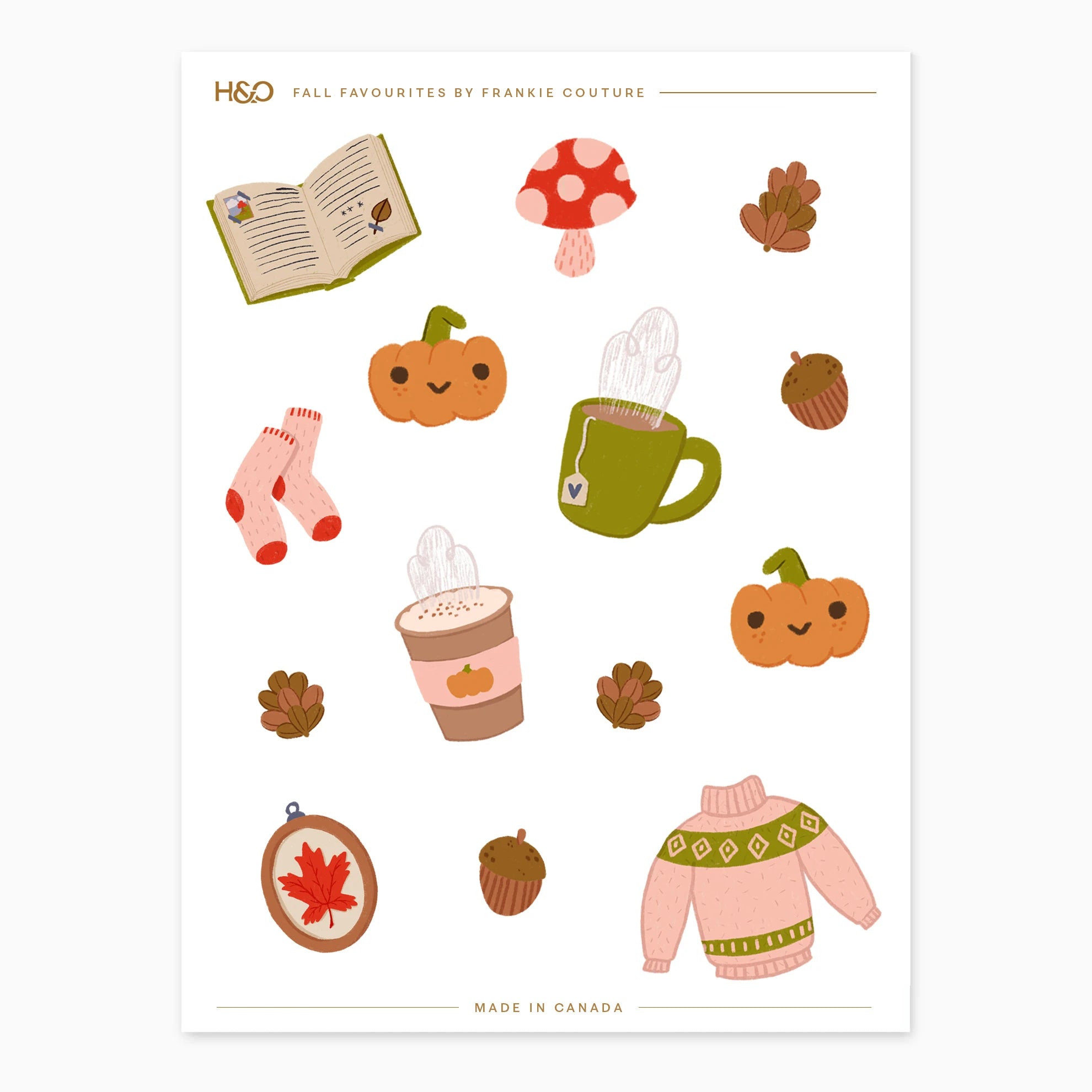 Fall Favourites Stickers