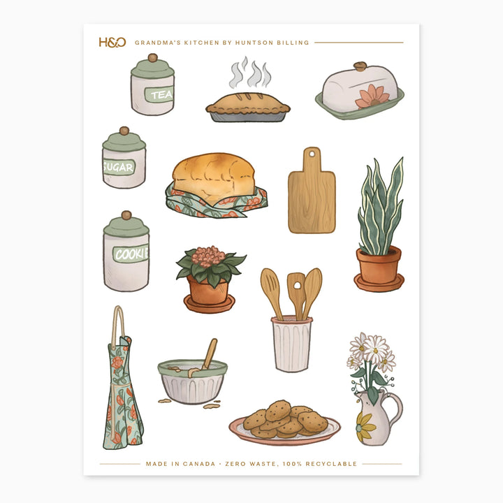 Grandma's Kitchen Stickers