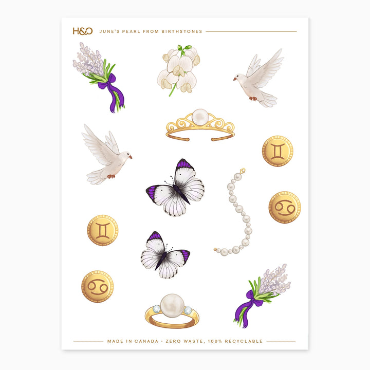 Birthstones Stickers