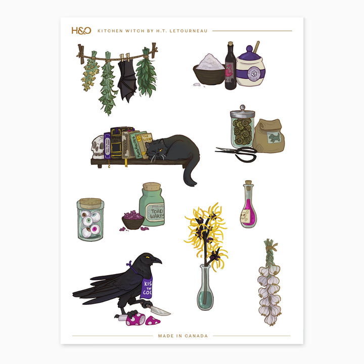 Kitchen Witch Stickers