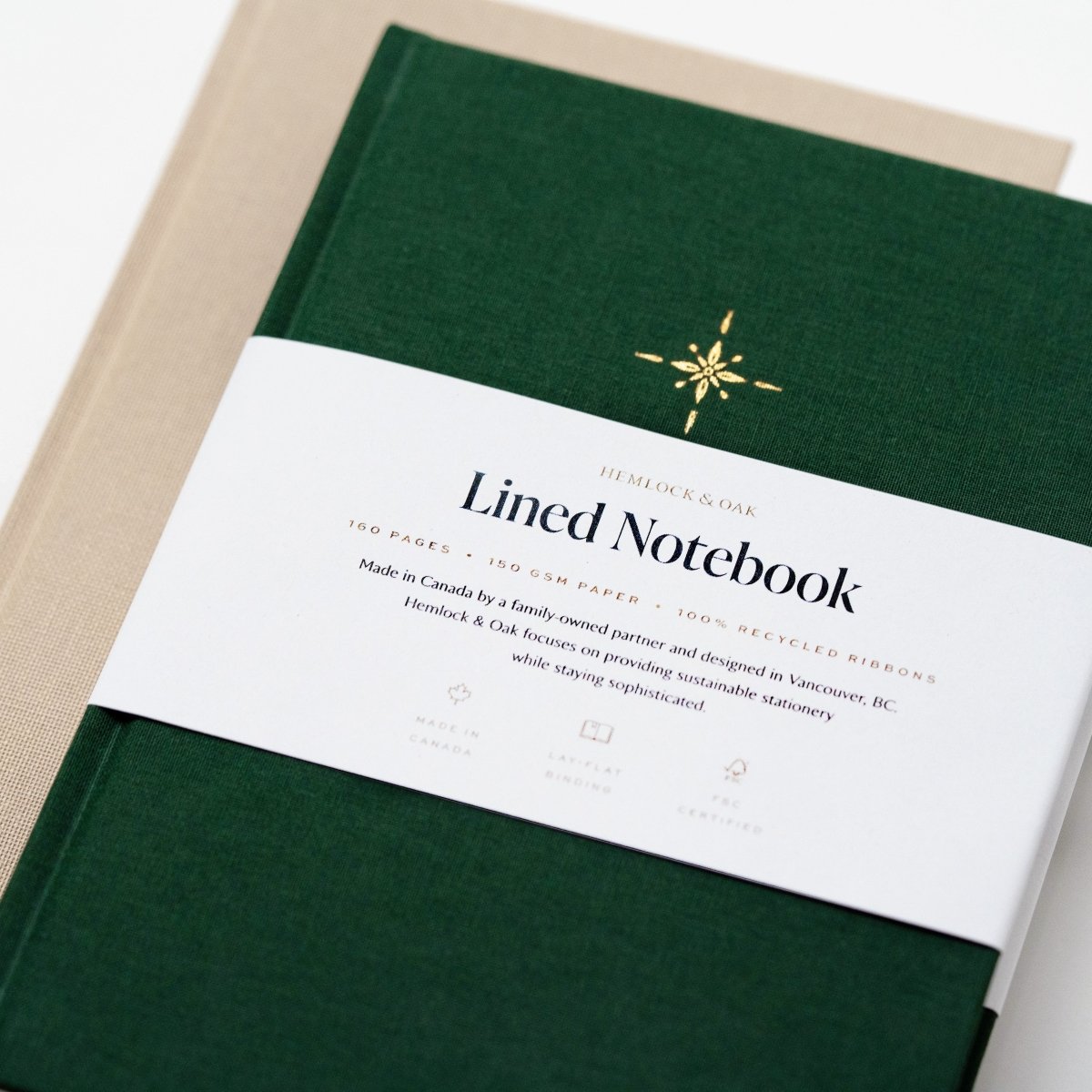 Lined Notebook - Hemlock & Oak