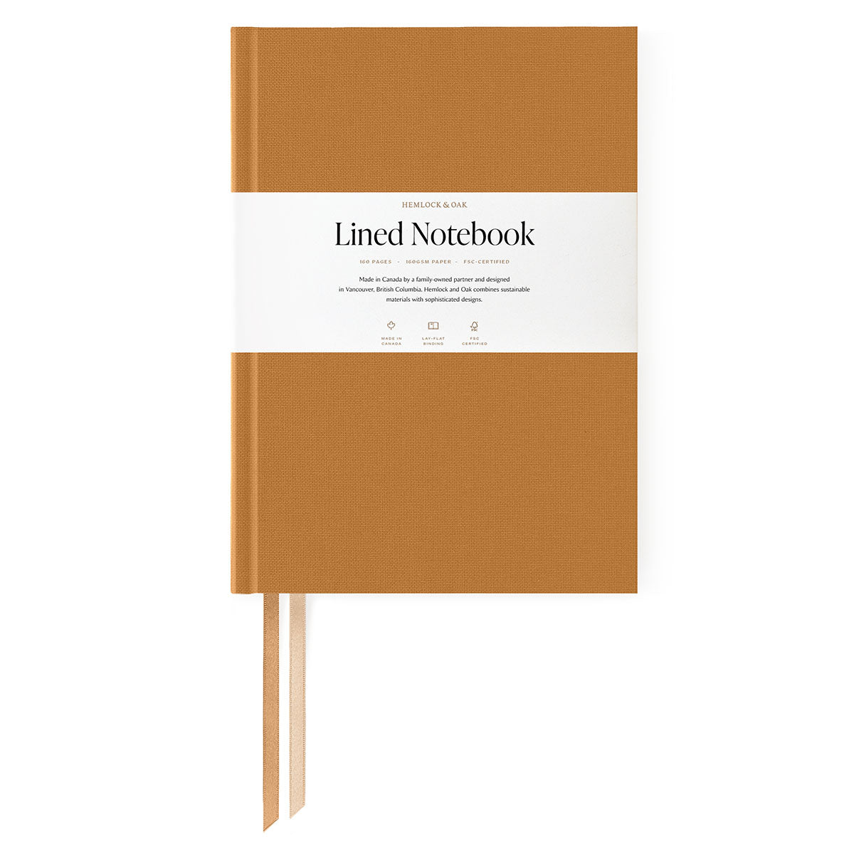 Lined Notebook - Blank Cover Marigold #color_ Marigold