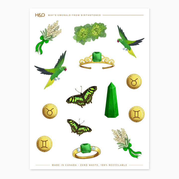 Birthstones Stickers