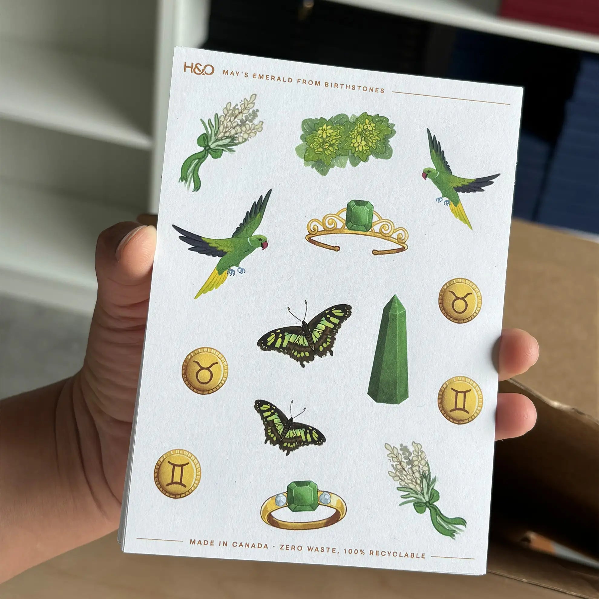 Birthstones Stickers
