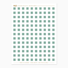 Square Bullets Stickers