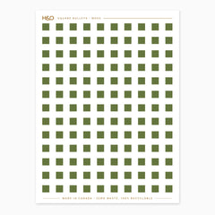 Square Bullets Stickers