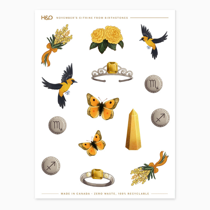 Birthstones Stickers