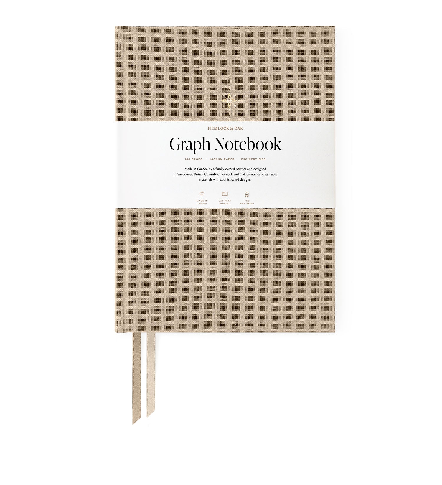 Notebooks (Imperfect) White Oak - Graph Paper - Lumine Foil #color_ White Oak - Graph Paper - Lumine Foil