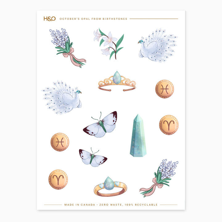Birthstones Stickers