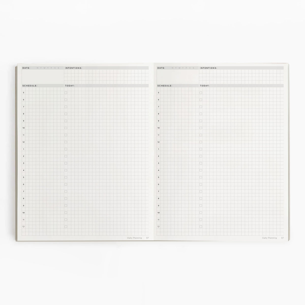 Undated Daily Planner - Paper Flex | Hemlock & Oak