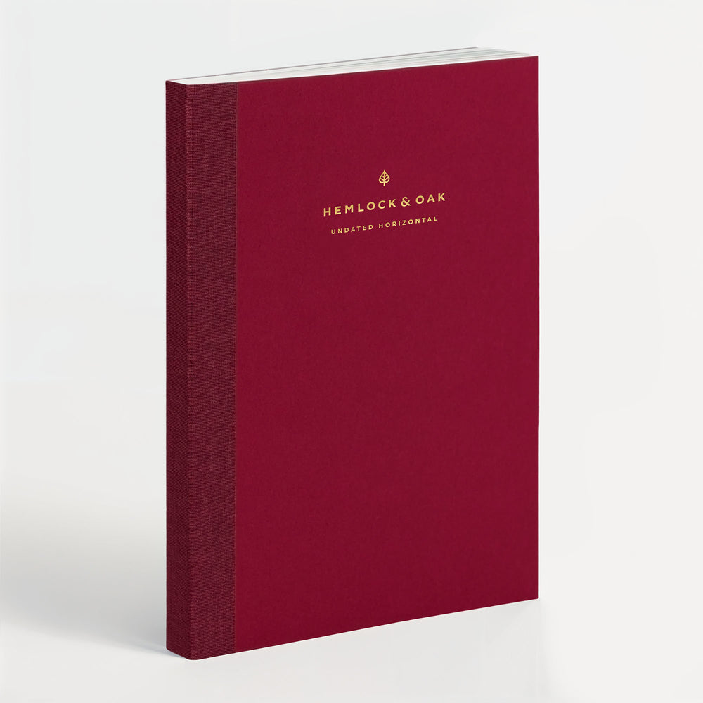 Imperfect Undated Horizontal Weekly Planner (Paper Flex, 120gsm)