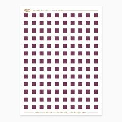 Square Bullets Stickers