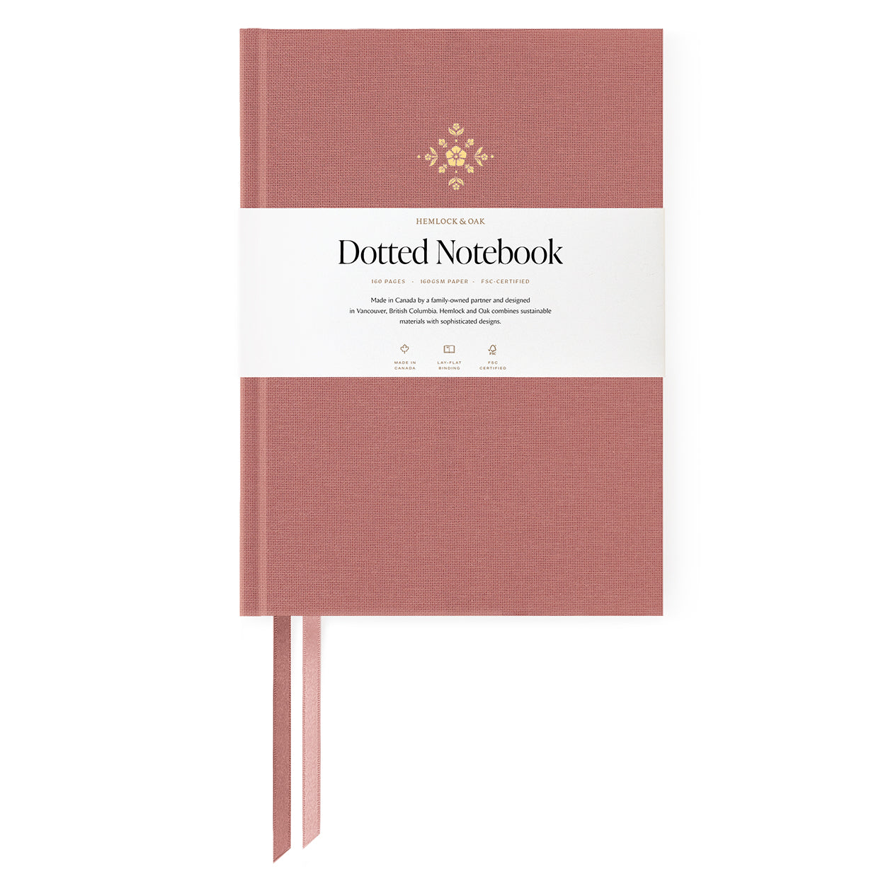 Dotted Notebook - Jardin Rosewood #color_ Rosewood