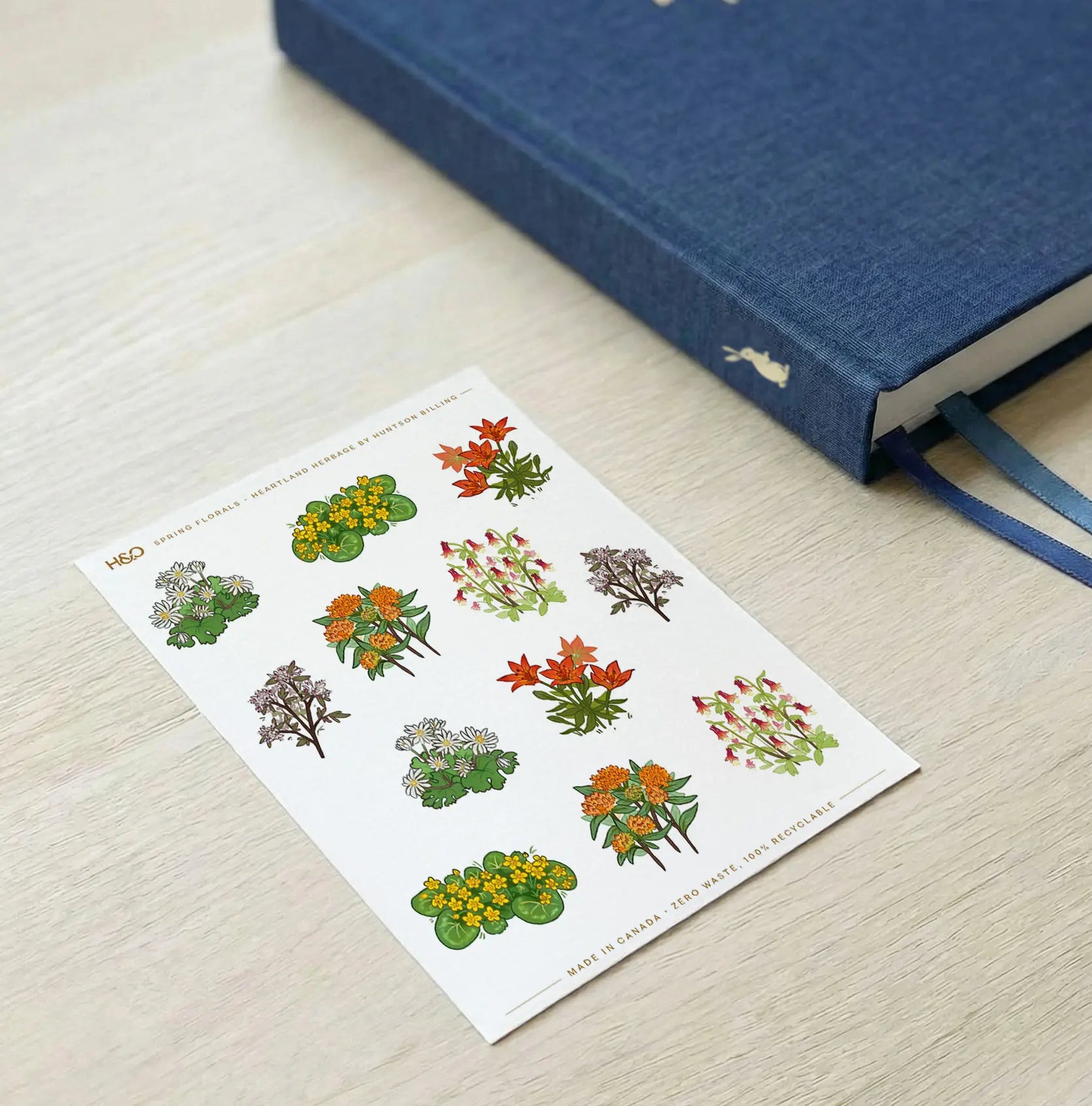 Spring Florals - Heartland Herbage Stickers