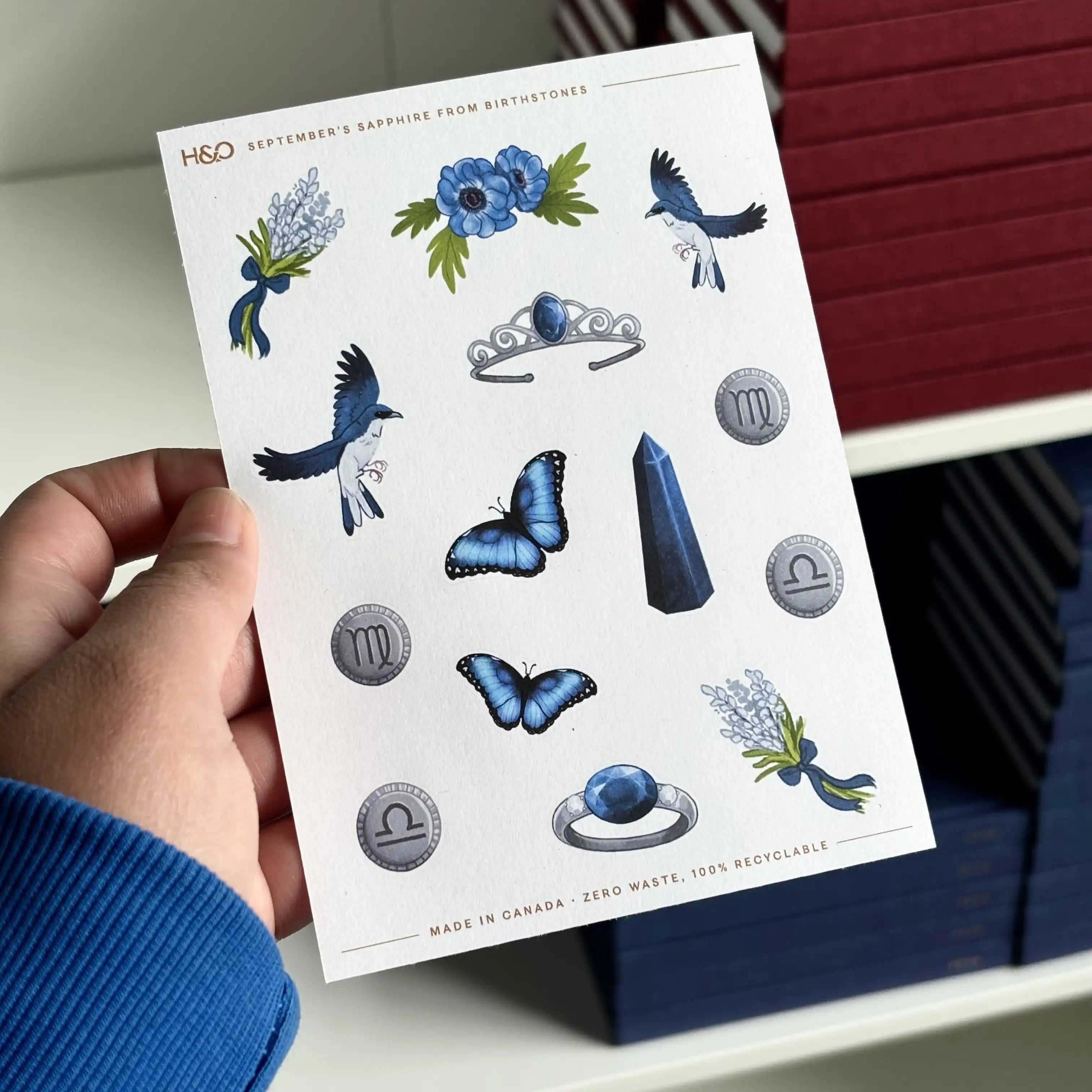 Birthstones Stickers