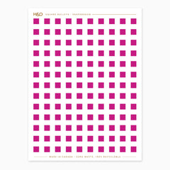 Square Bullets Stickers