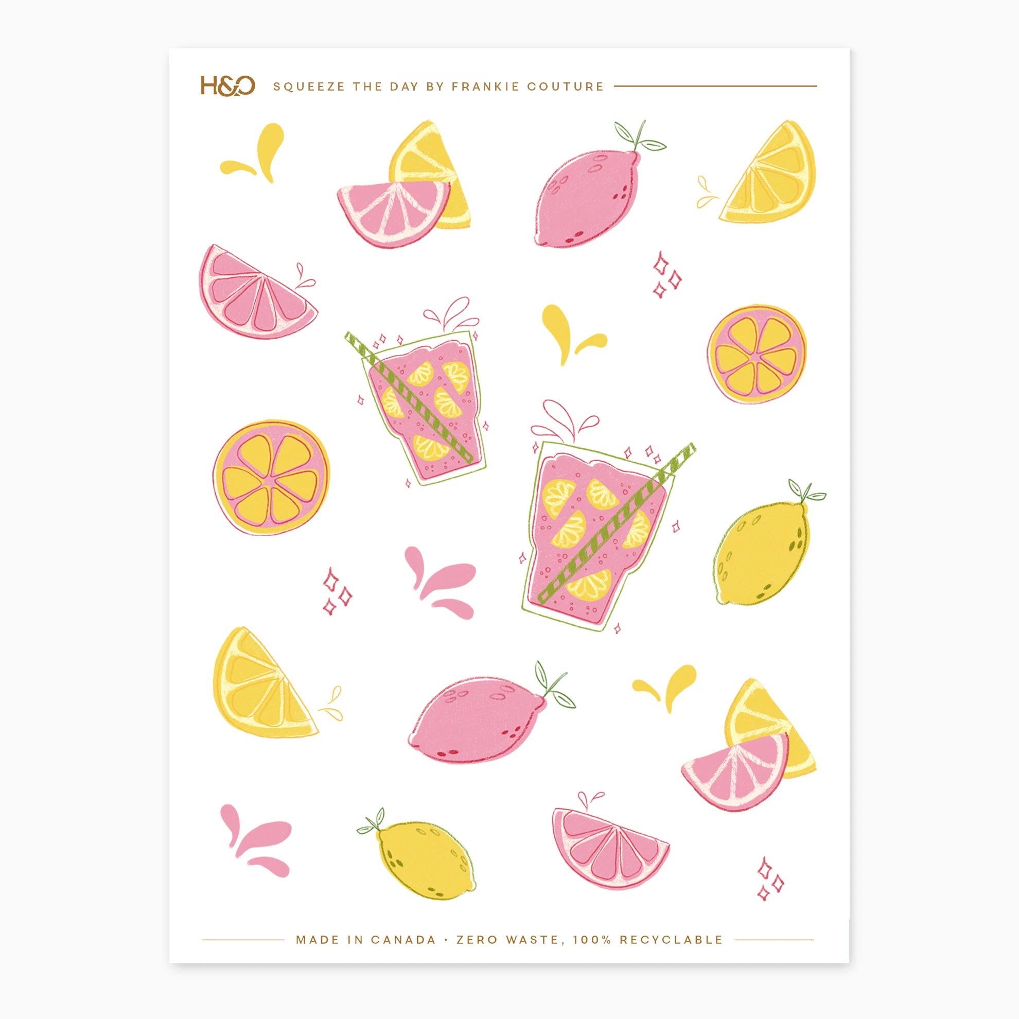 Squeeze the Day Stickers