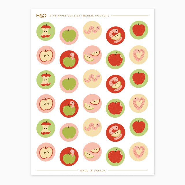 Tiny Apple Dots Stickers