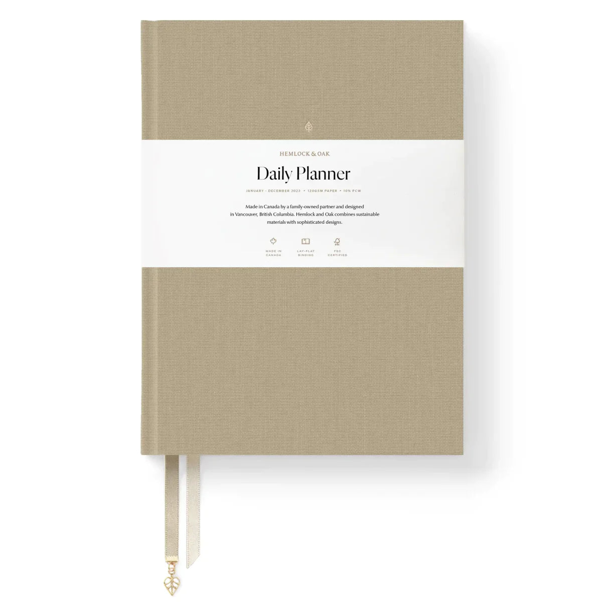 Undated Daily Planner (Imperfect) Oak #color_ Oak