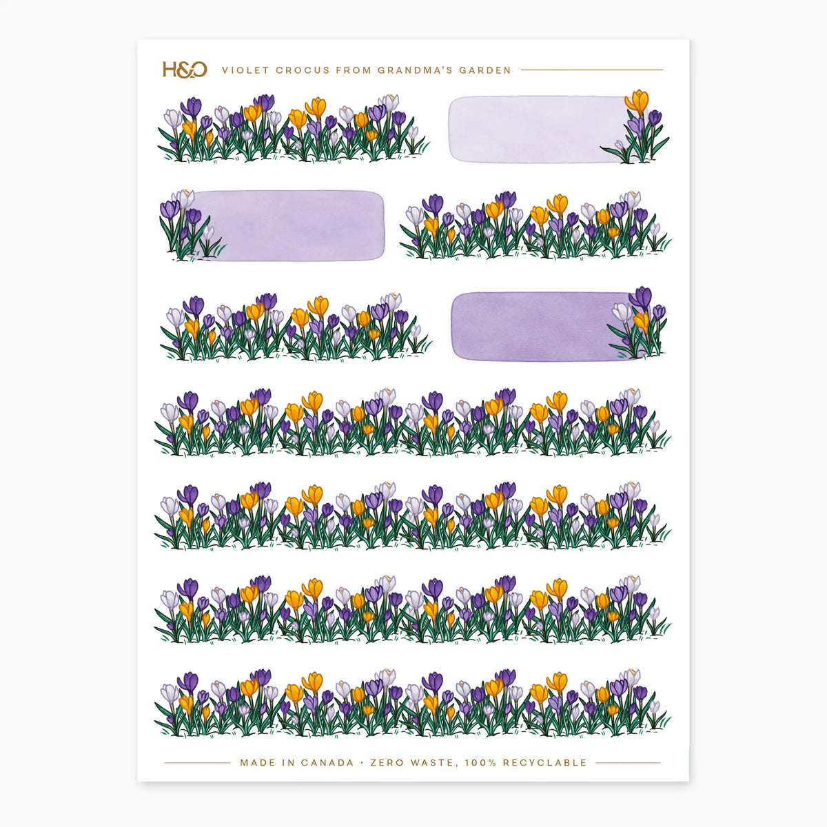 From Grandma's Garden Stickers | Hemlock & Oak