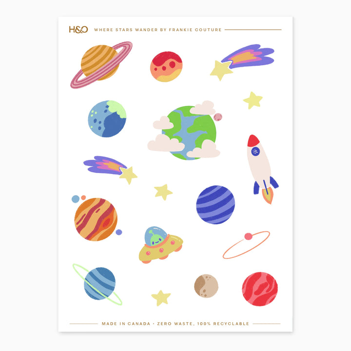 Where Stars Wander Stickers
