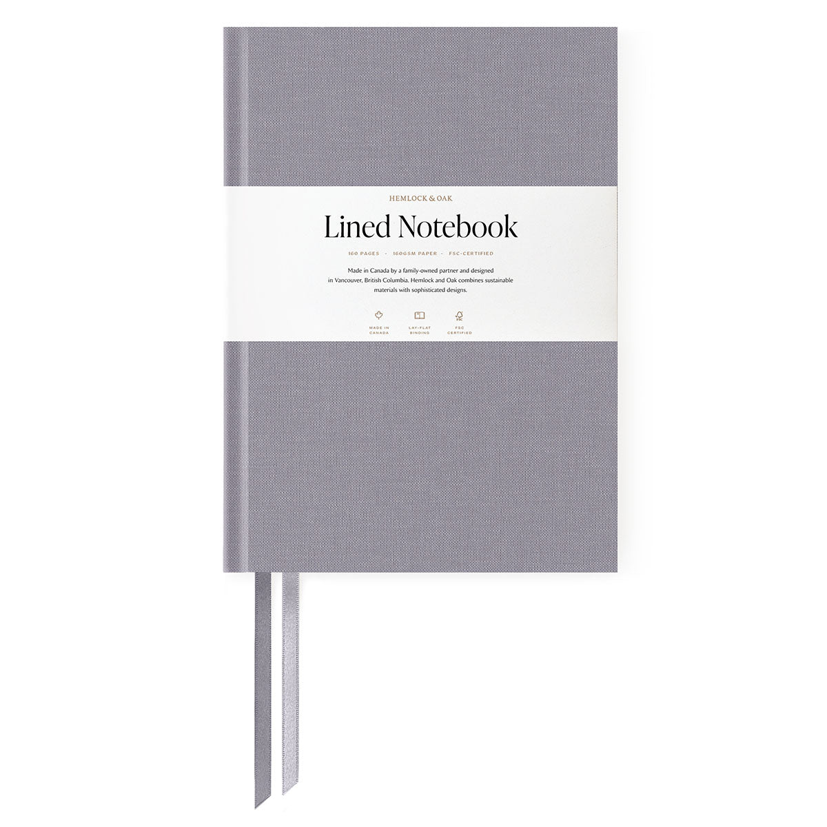 Lined Notebook - Blank Cover Wisteria #color_ Wisteria