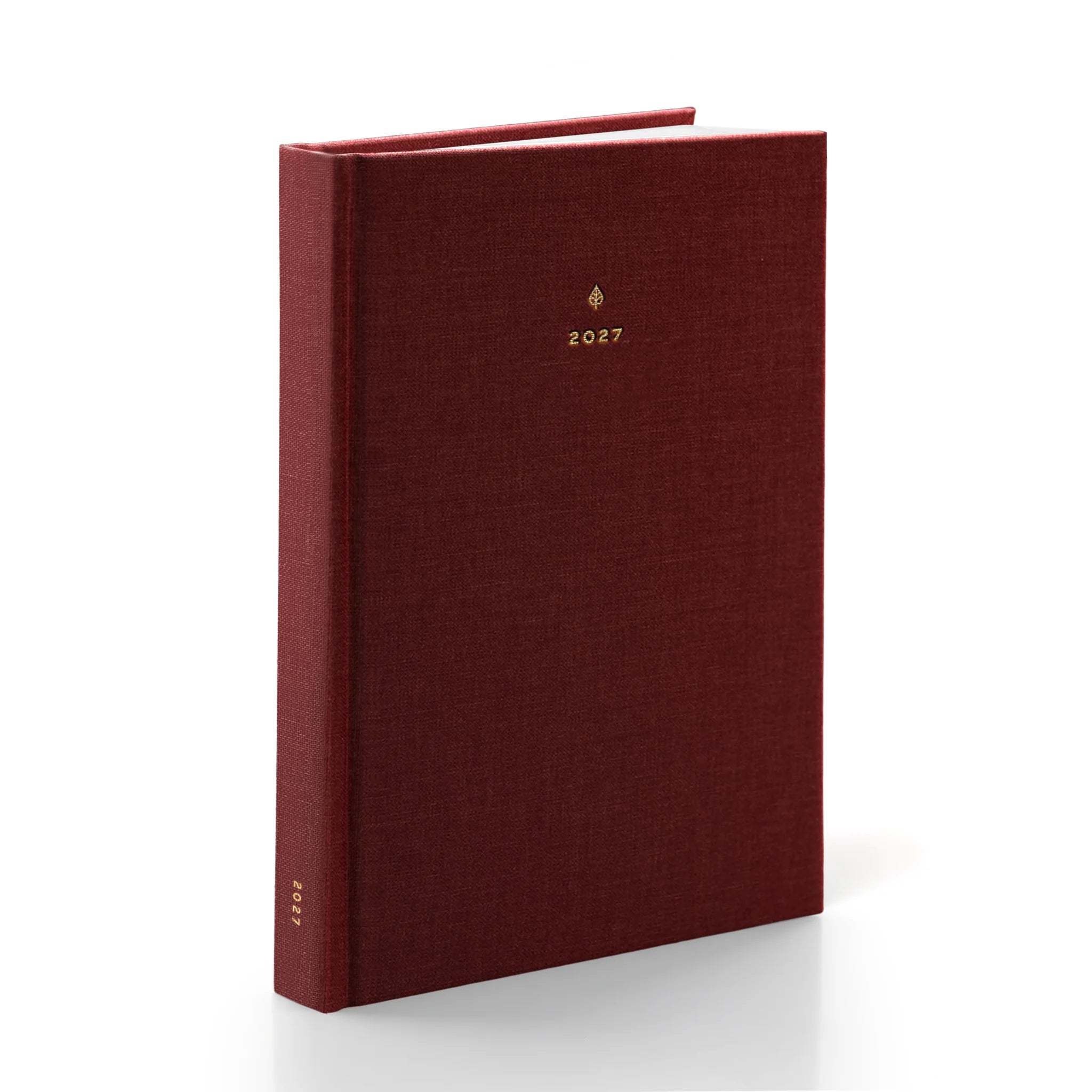 2027 B6 Daily Planner (Hardcover, 70gsm) in Scarlet Oak - detail view #color_Scarlet Oak