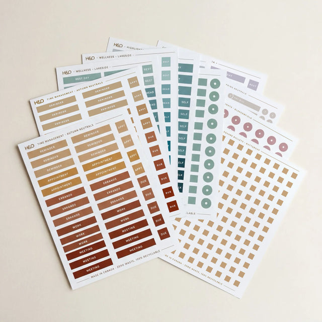 The Best-Sellers Sticker Bundle (10 Sheets)