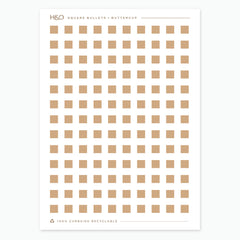 Square Bullet Stickers