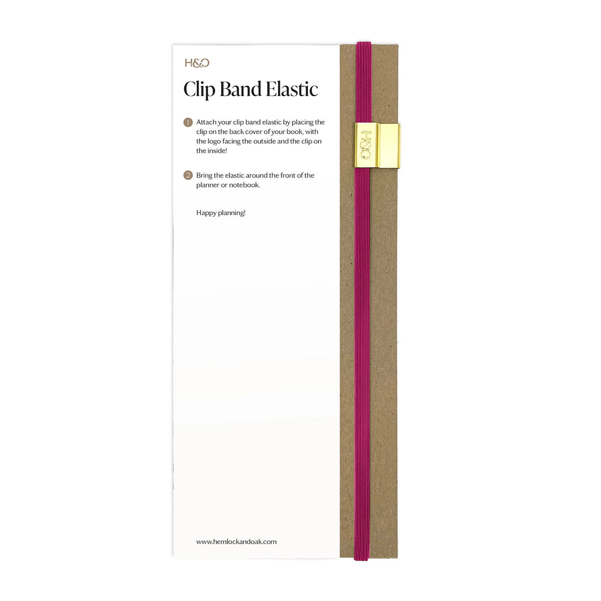 Clip Band Elastics in Wild Orchid #color_wild orchid