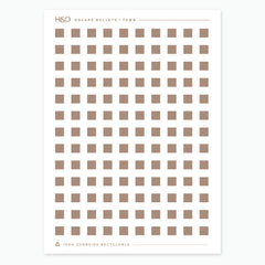 Square Bullet Stickers