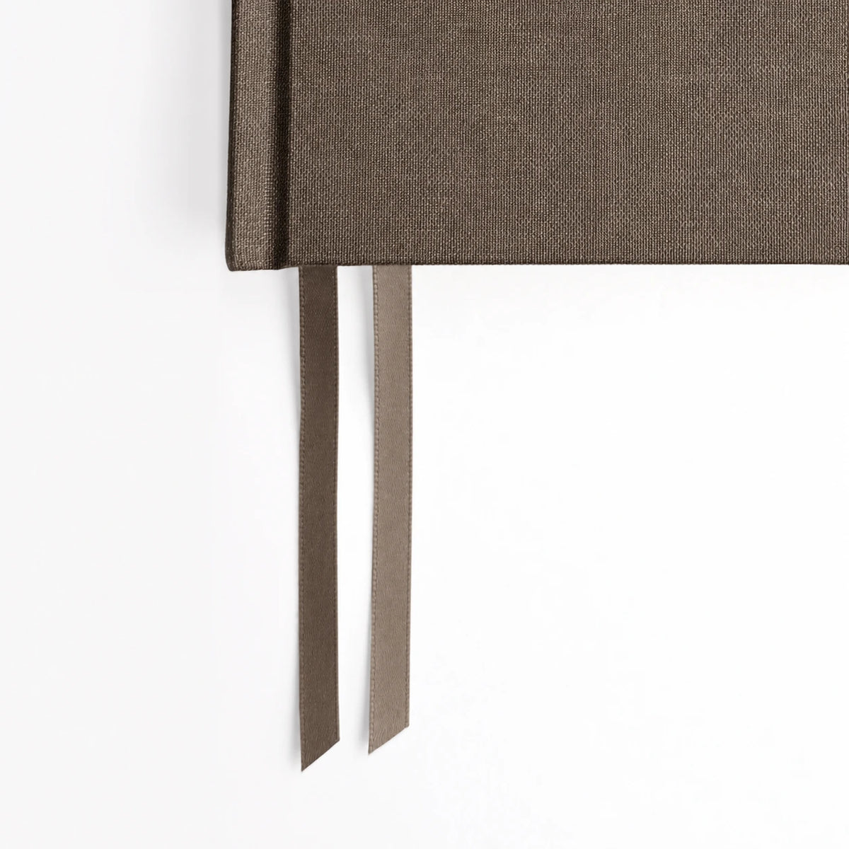 Hemlock & Oak Fawn cloth hardcover with two tonal ribbon bookmarks #color_fawn