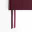 Hemlock & Oak Mulberry cloth hardcover with two tonal ribbon bookmarks #color_mulberry