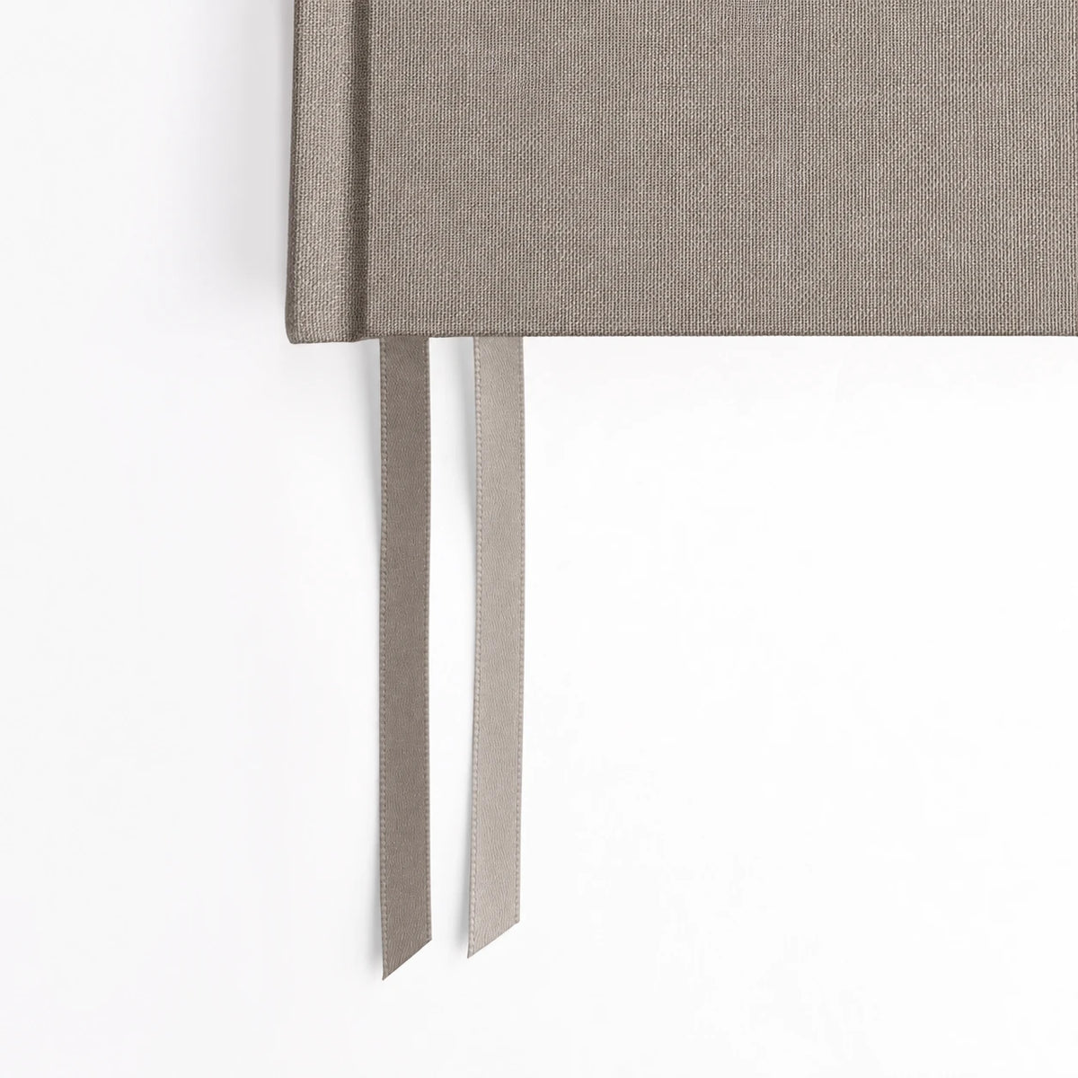 Hemlock & Oak Natural Pearl cloth hardcover with two tonal ribbon bookmarks #color_natural pearl