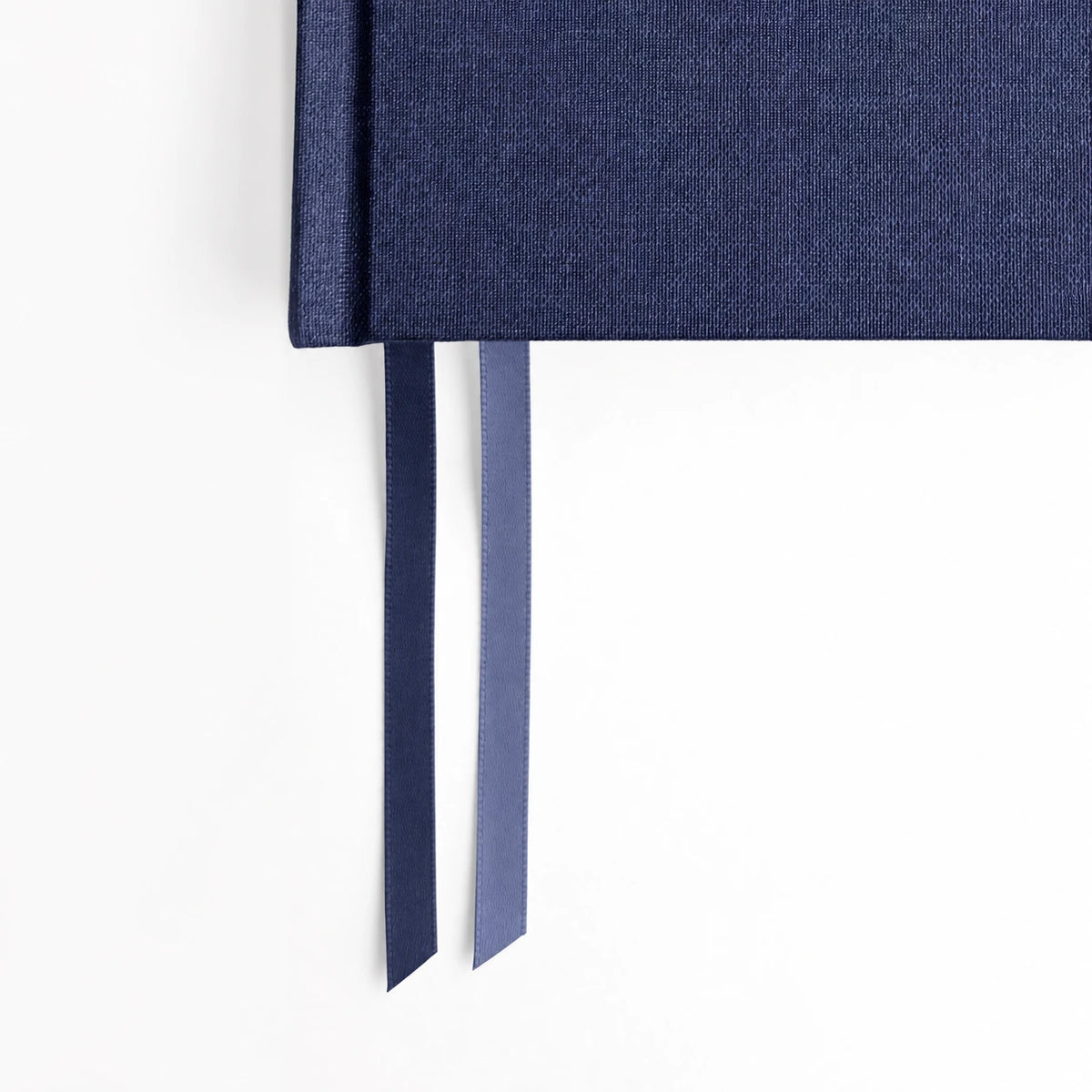 Hemlock & Oak Wild Indigo cloth hardcover with two tonal ribbon bookmarks #color_wild indigo