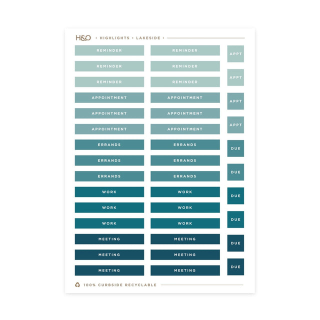 Time Management Stickers