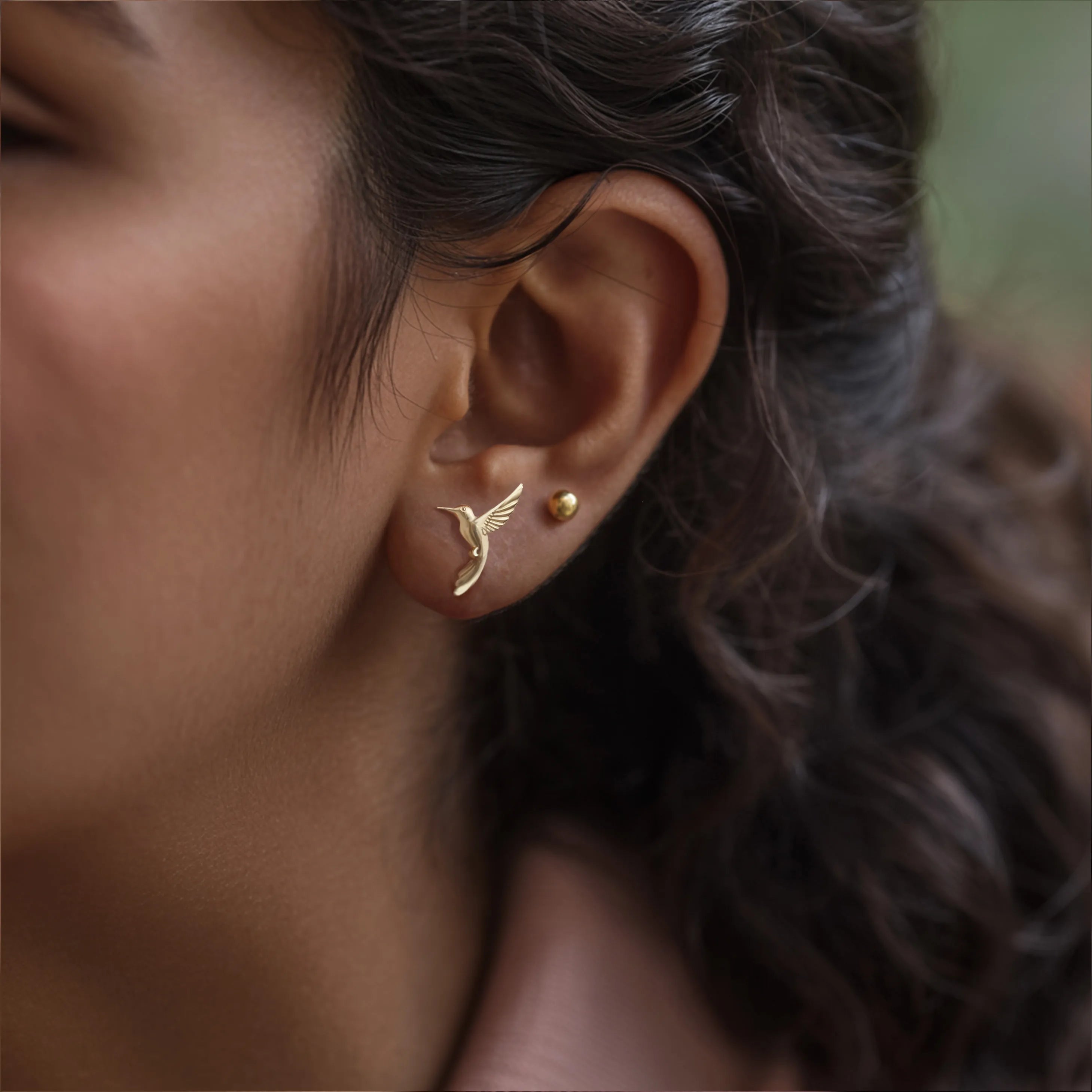 Hummingbird Stud Earrings