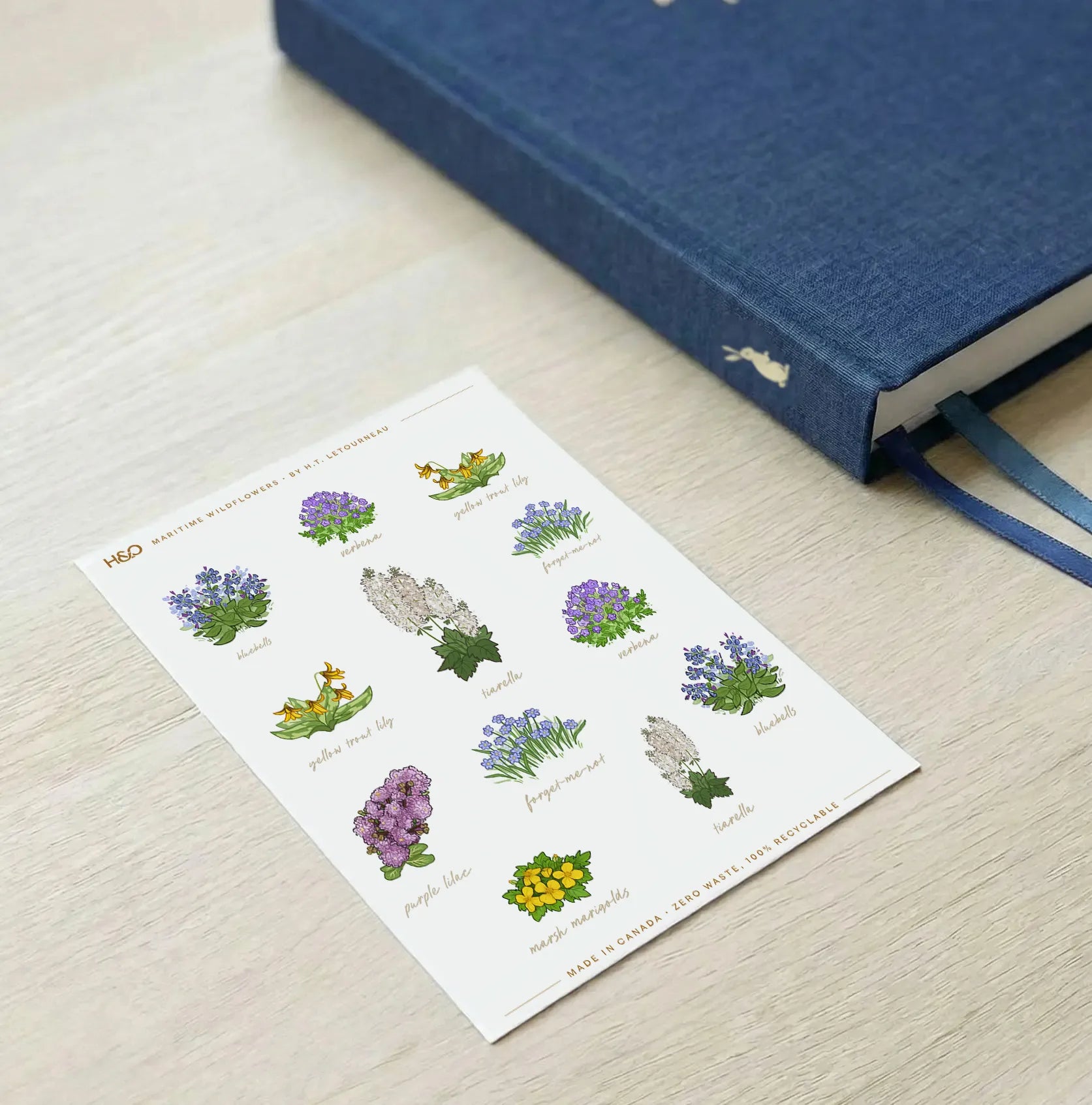 Maritime Wildflowers Stickers