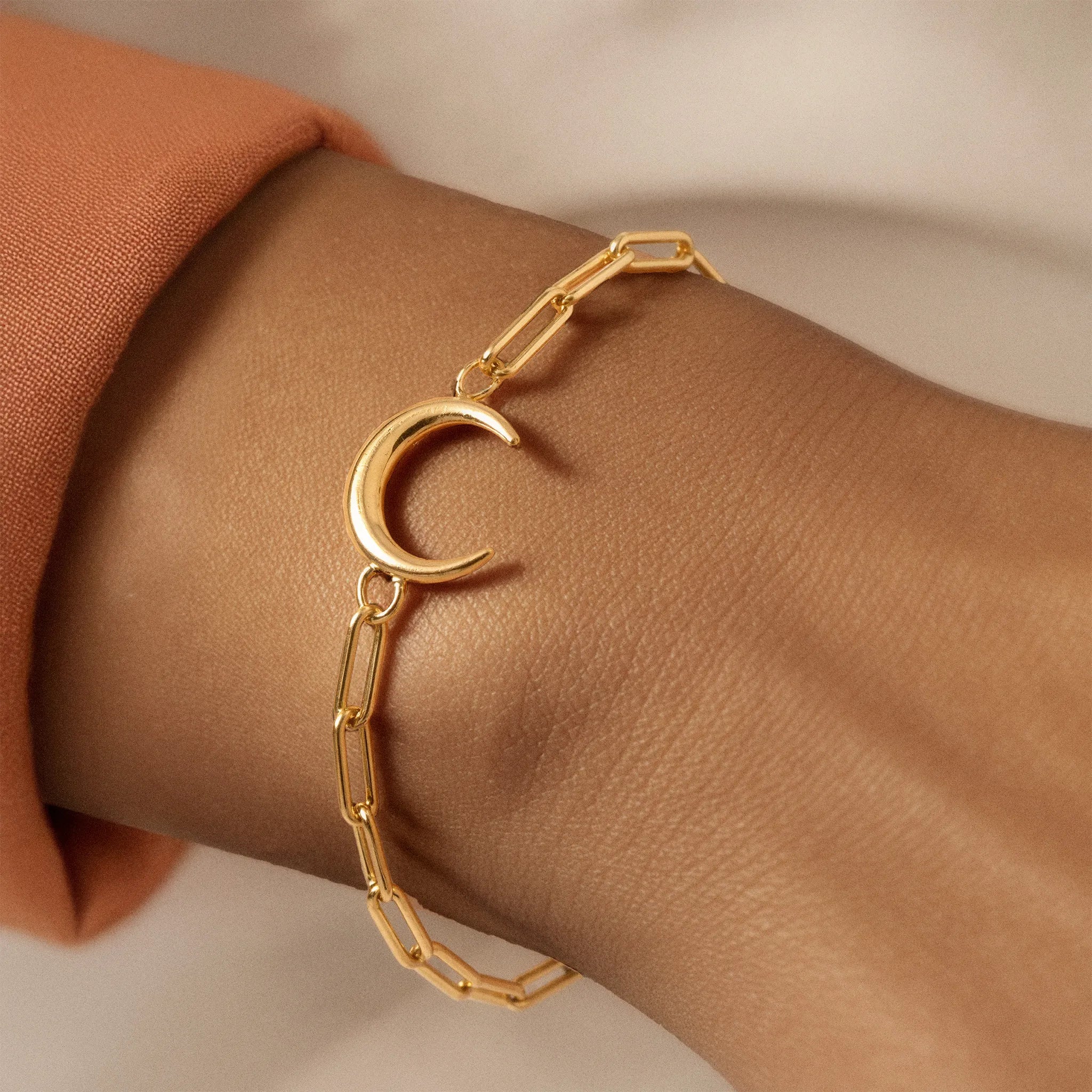 Lunar Moon Charm Bracelet