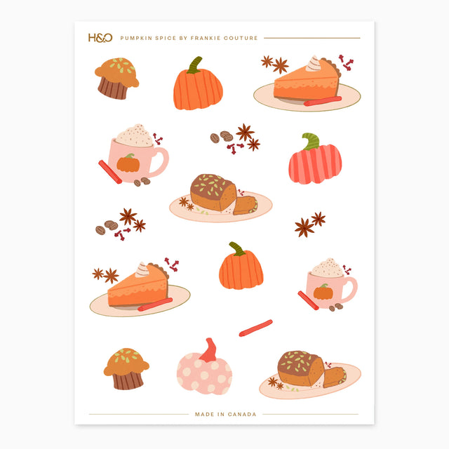 Pumpkin Spice Stickers