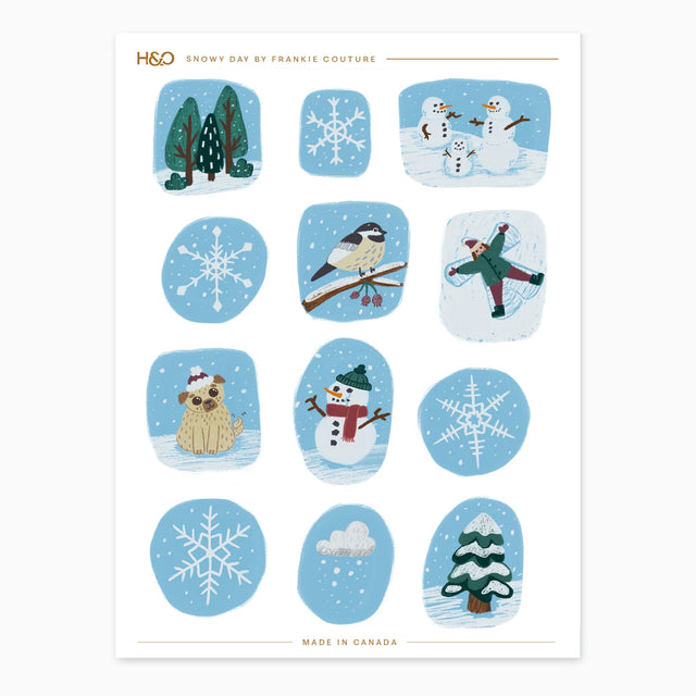 Snowy Day Stickers