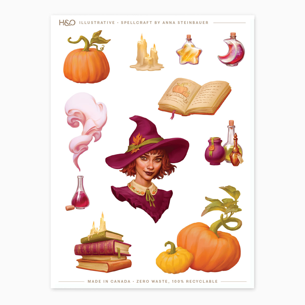 Spellcraft Stickers | Hemlock & Oak