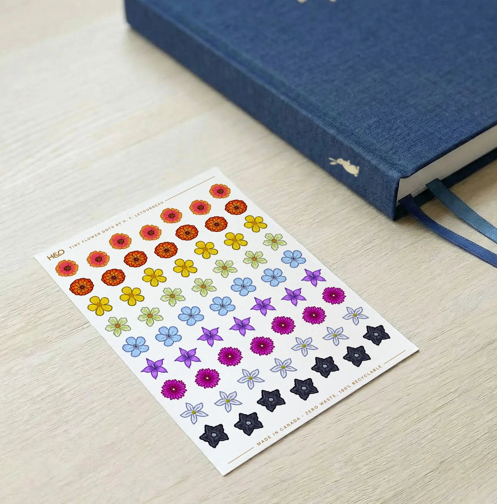 Tiny Flower Dots Stickers