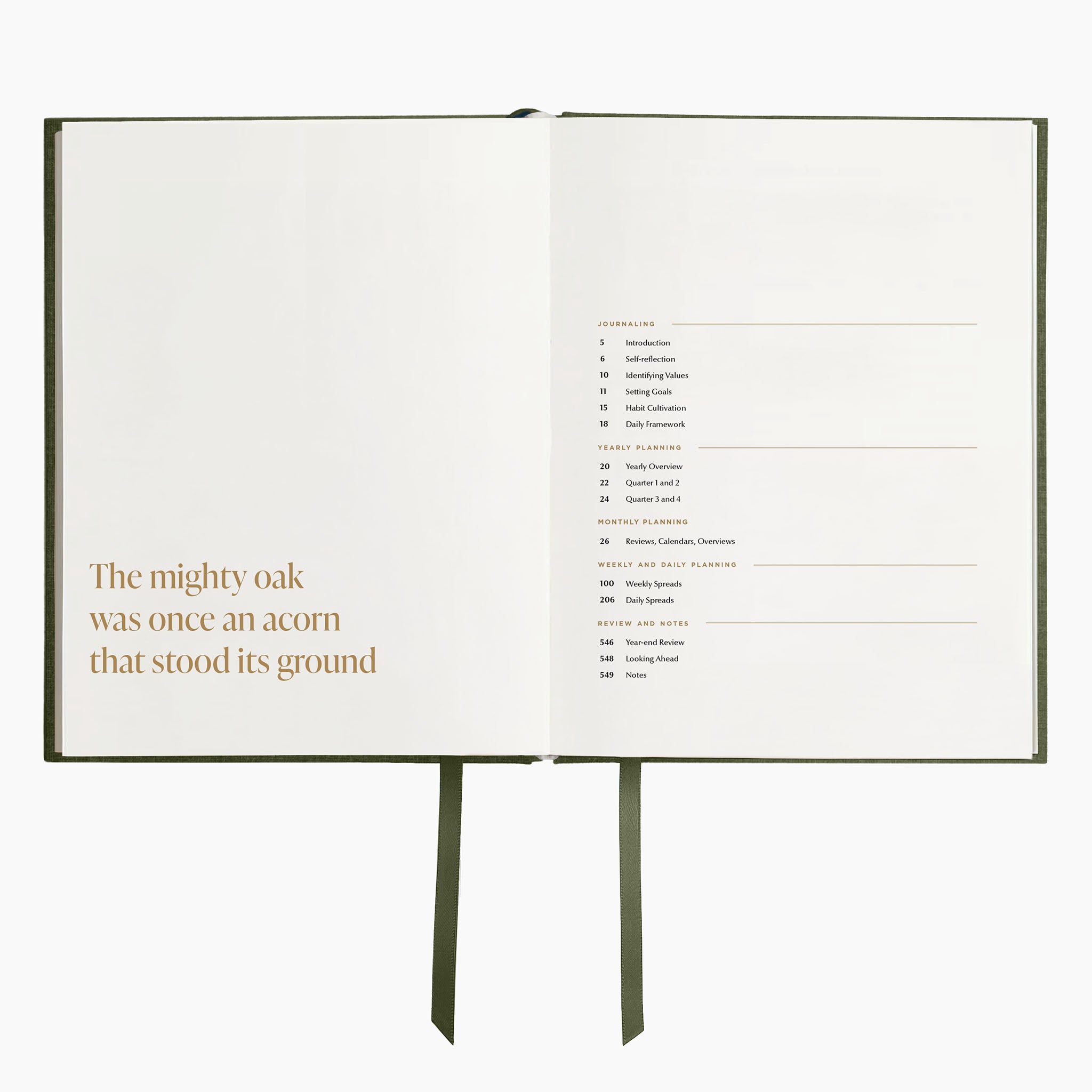 Undated Weekly & Daily Planner (12-Month, Hardcover, 70gsm)