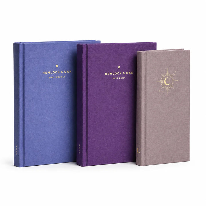 2027 Violet Hour Planner Bundle with Lunar Graph Notebook, TN #foil type_lunar