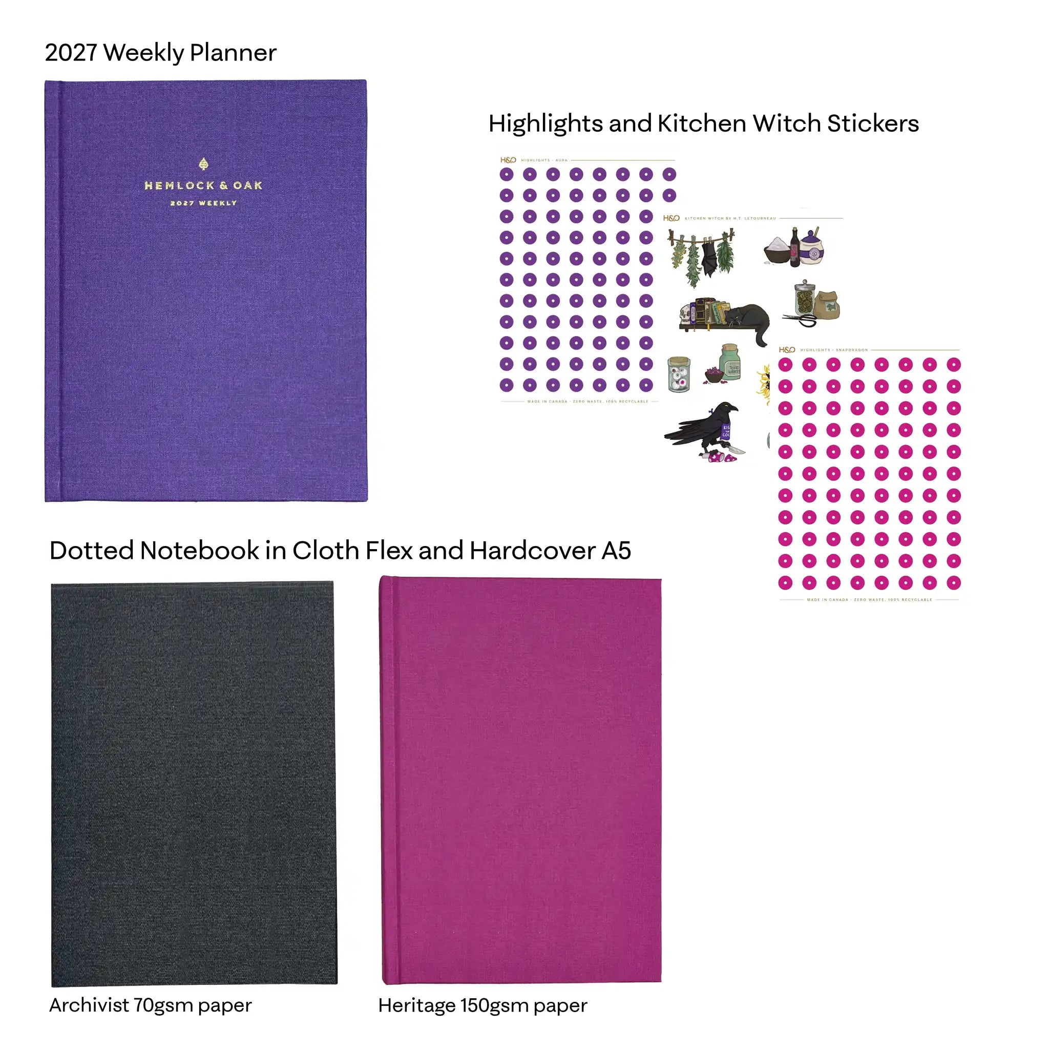 2027 Witch Hazel Planner Bundle