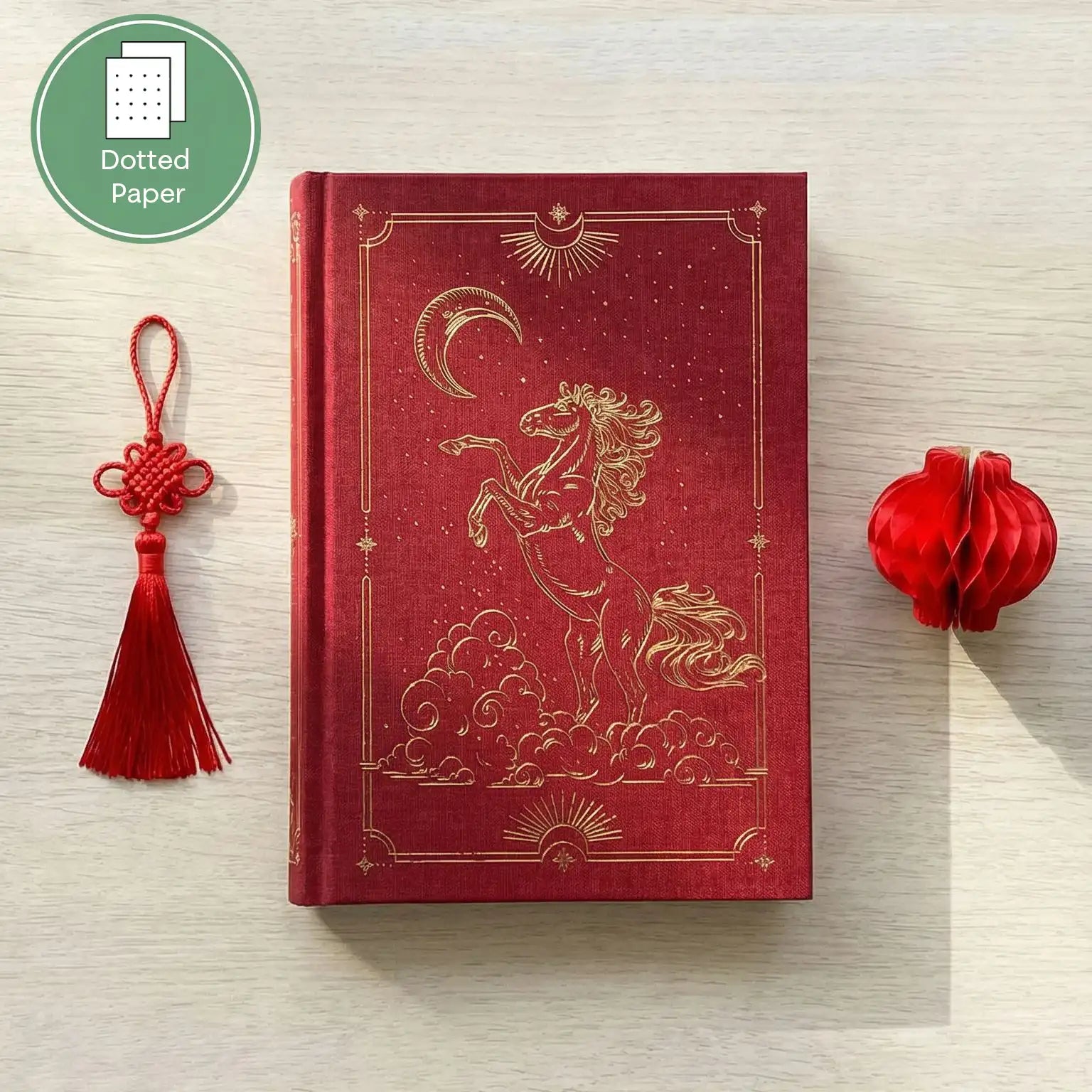 Year of the Horse - Dotted Notebook