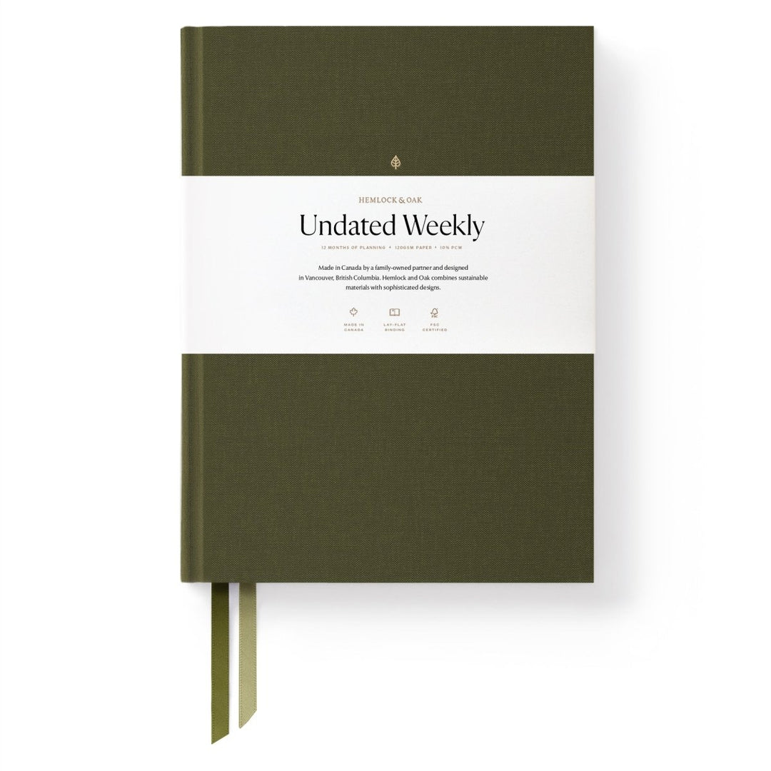 Hemlock & Oak Planners, notebooks, and stationery Made in Canada