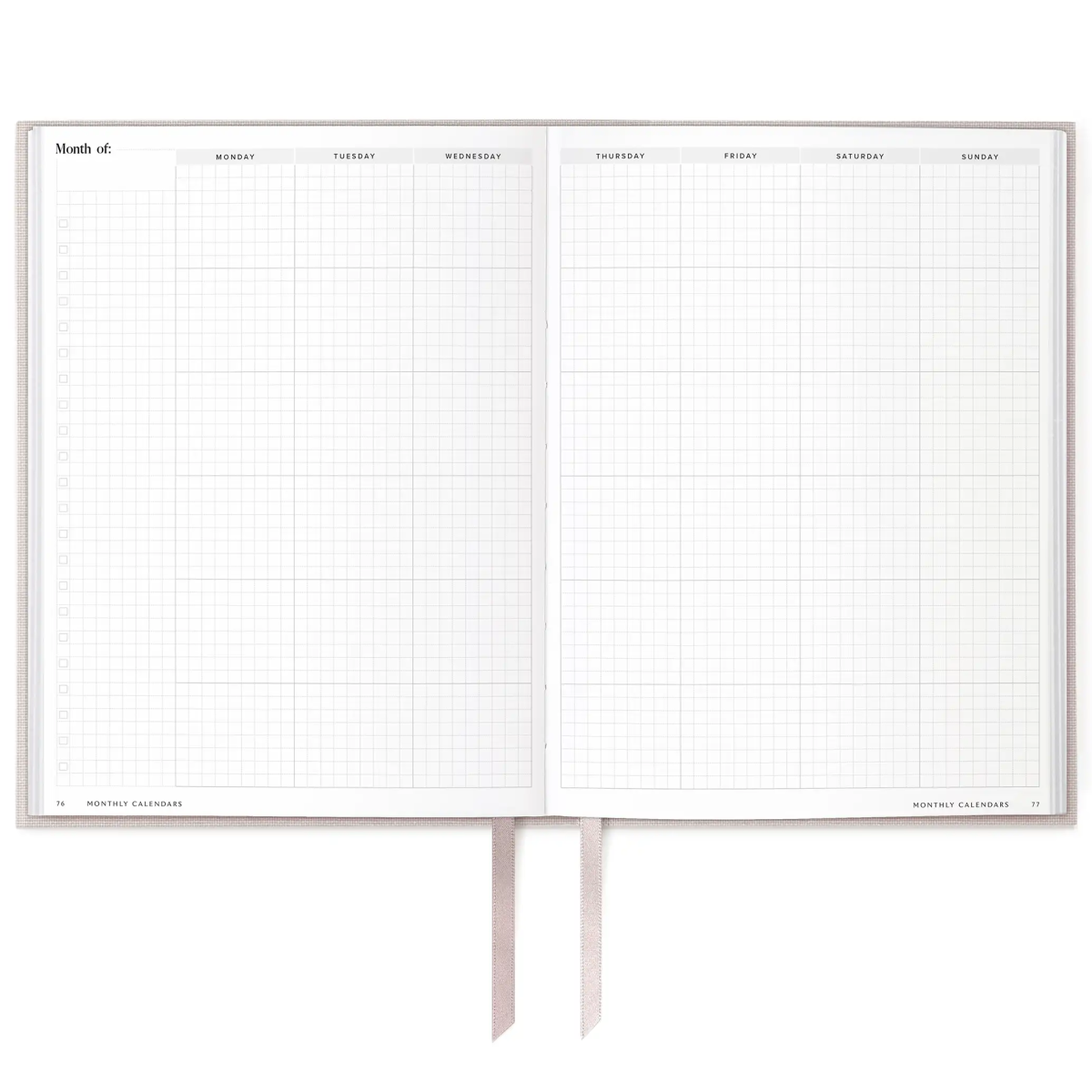 Undated Daily Planner - Hemlock & Oak #color_aster